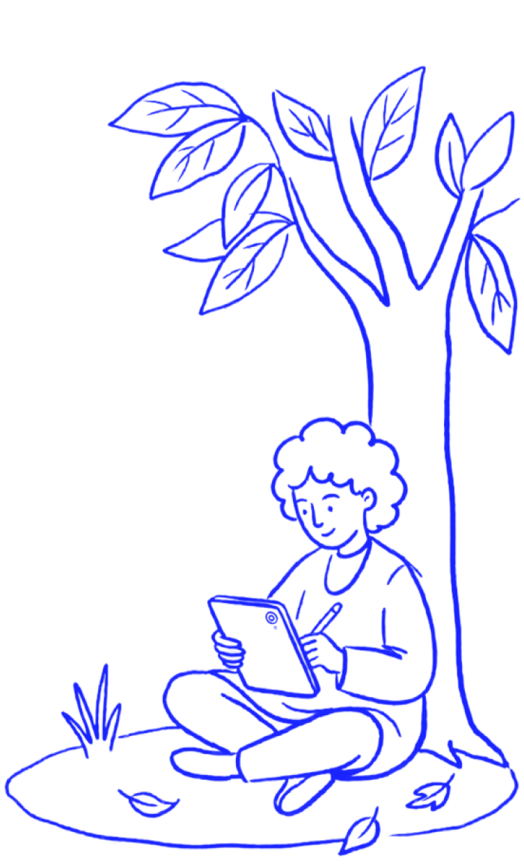 Scribble Studio illustration